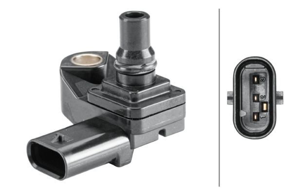 Jutiklis, įsiurbimo kolektoriaus slėgis HELLA 6PP 358 152-391