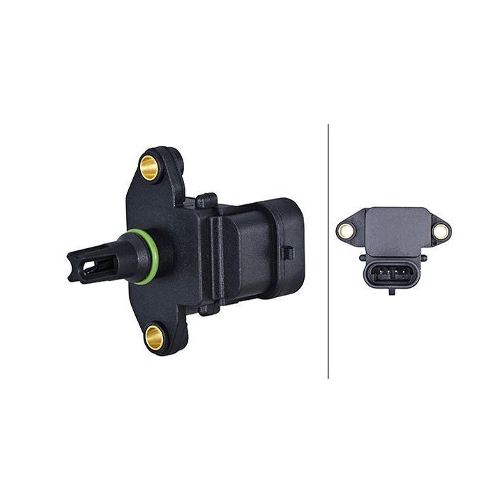 Jutiklis, įsiurbimo kolektoriaus slėgis HELLA 6PP 358 152-461