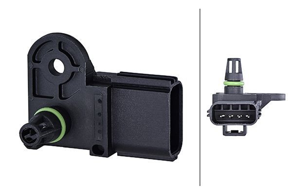 Jutiklis, įsiurbimo kolektoriaus slėgis HELLA 6PP 358 152-531