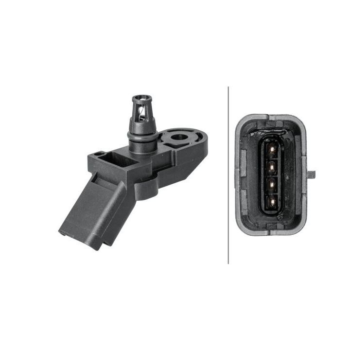 Jutiklis, įsiurbimo kolektoriaus slėgis HELLA 6PP 009 400-301