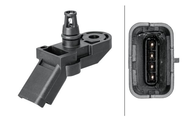 Jutiklis, įsiurbimo kolektoriaus slėgis HELLA 6PP 009 400-301