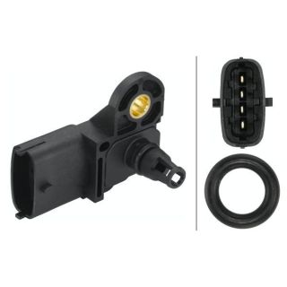 Jutiklis, įsiurbimo kolektoriaus slėgis HELLA 6PP 009 400-441