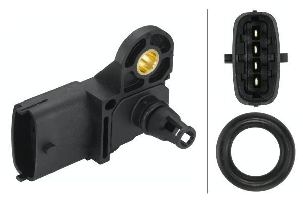 Jutiklis, įsiurbimo kolektoriaus slėgis HELLA 6PP 009 400-441