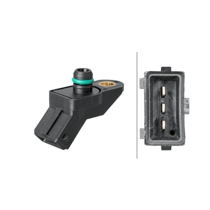 Jutiklis, įsiurbimo kolektoriaus slėgis HELLA 6PP 009 400-651