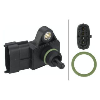 Jutiklis, įsiurbimo kolektoriaus slėgis HELLA 6PP 013 112-031