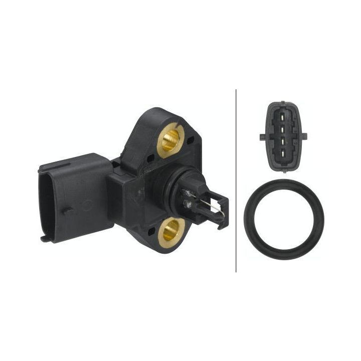 Jutiklis, įsiurbimo kolektoriaus slėgis HELLA 6PP 013 400-031