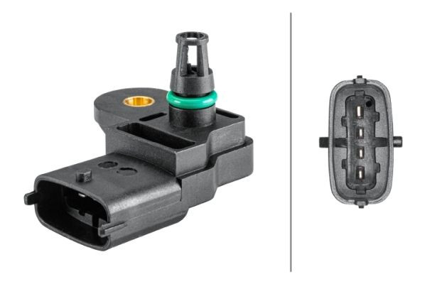 Jutiklis, įsiurbimo kolektoriaus slėgis HELLA 6PP 358 152-191