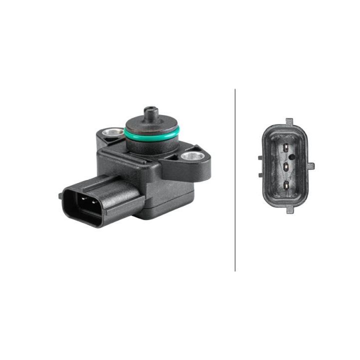 Jutiklis, įsiurbimo kolektoriaus slėgis HELLA 6PP 358 152-231