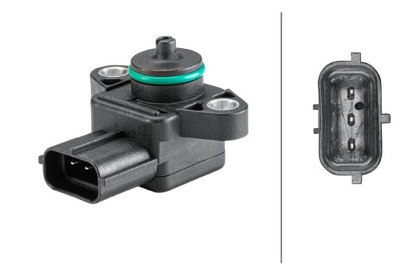 Jutiklis, įsiurbimo kolektoriaus slėgis HELLA 6PP 358 152-231