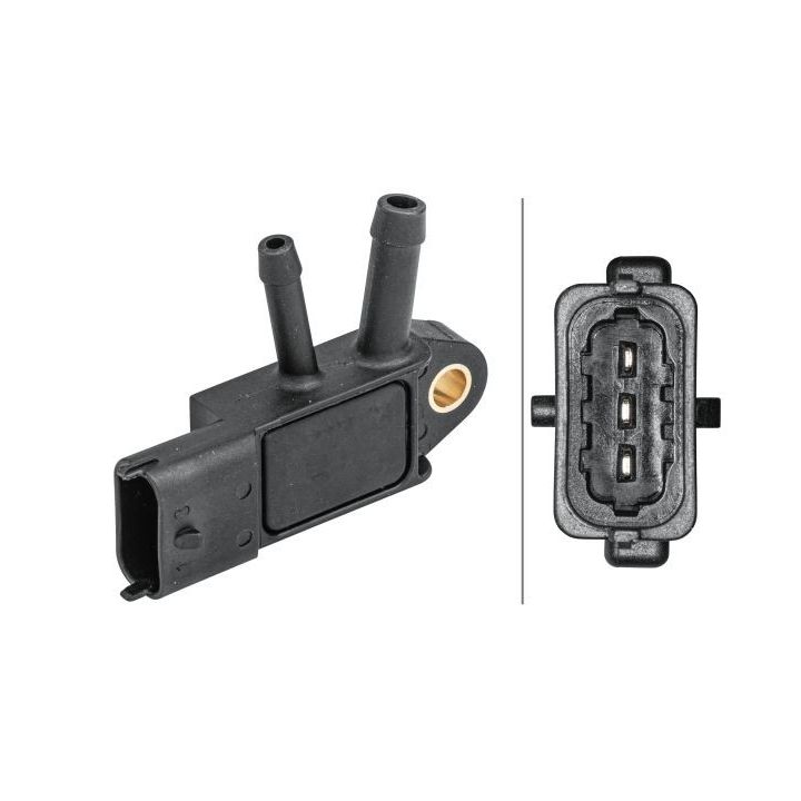 Jutiklis, išmetimo slėgis HELLA 6PP 009 409-051