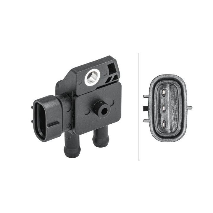 Jutiklis, išmetimo slėgis HELLA 6PP 009 409-291