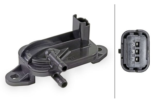 Jutiklis, išmetimo slėgis HELLA 6PP 009 409-381