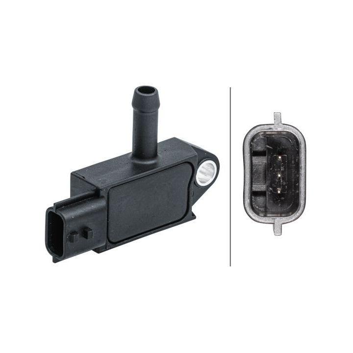 Jutiklis, išmetimo slėgis HELLA 6PP 009 409-461