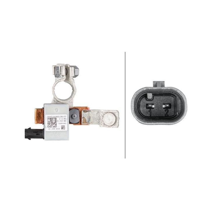 Jutiklis, akumuliatoriaus valdymas HELLA 6PK 010 557-471