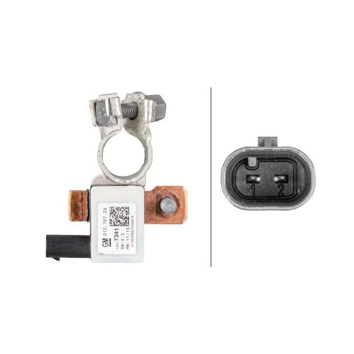 Jutiklis, akumuliatoriaus valdymas HELLA 6PK 012 767-701