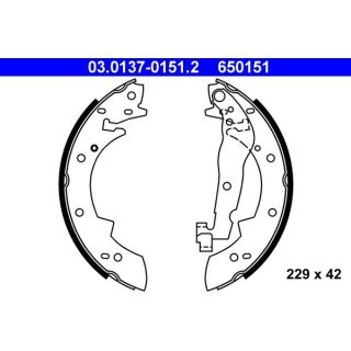 Stabdžių trinkelių komplektas ATE 03.0137-0151.2