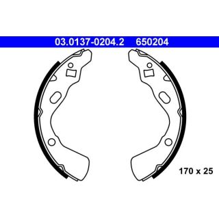 Stabdžių trinkelių komplektas ATE 03.0137-0204.2
