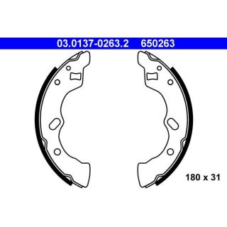 Stabdžių trinkelių komplektas ATE 03.0137-0263.2
