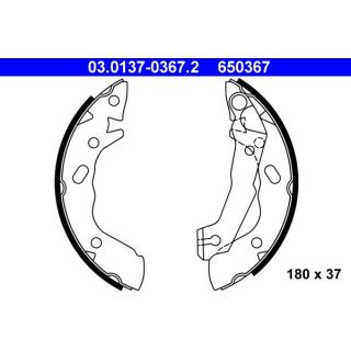 Stabdžių trinkelių komplektas ATE 03.0137-0367.2
