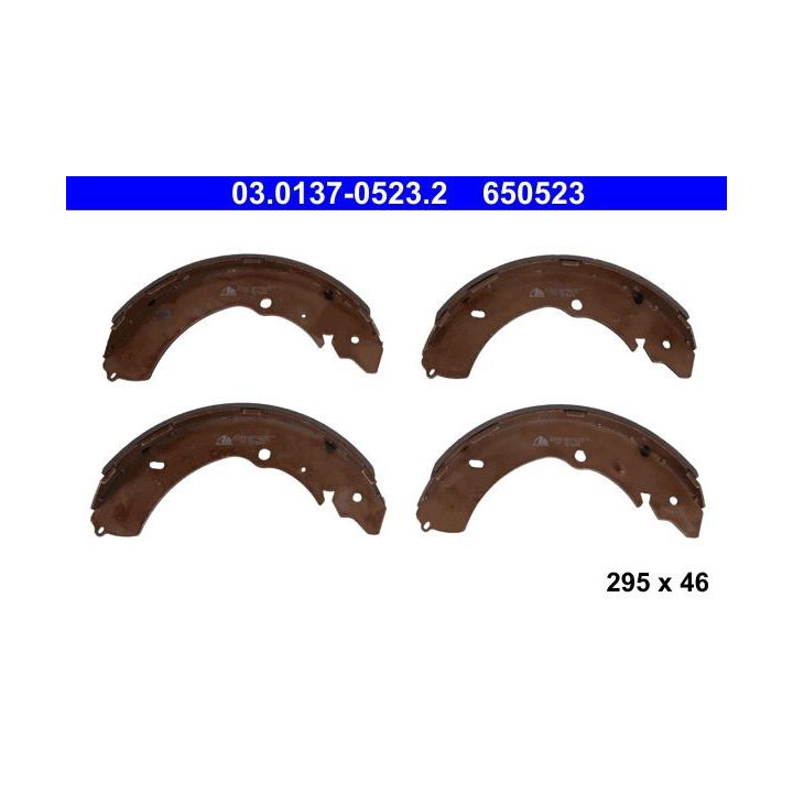 Stabdžių trinkelių komplektas ATE 03.0137-0523.2