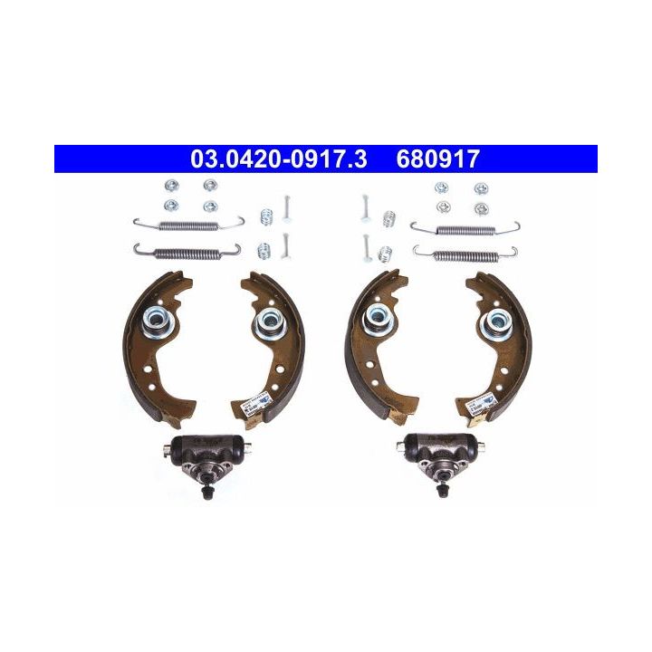 Stabdžių trinkelių komplektas ATE 03.0420-0917.3