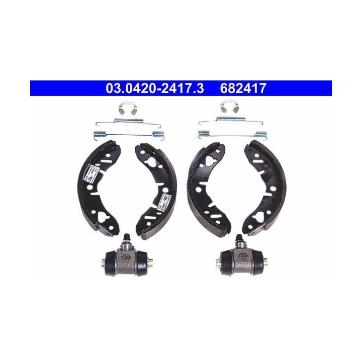 Stabdžių trinkelių komplektas ATE 03.0420-2417.3