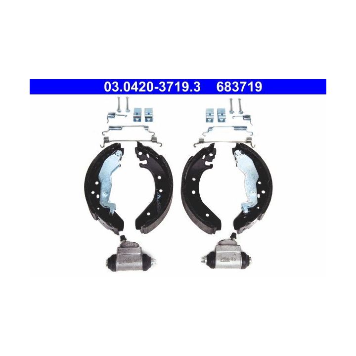 Stabdžių trinkelių komplektas ATE 03.0420-3719.3