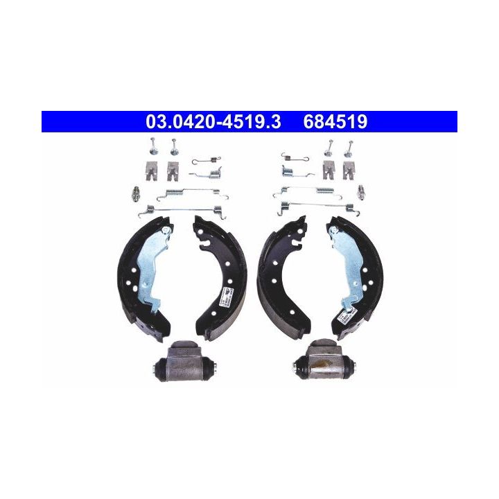 Stabdžių trinkelių komplektas ATE 03.0420-4519.3