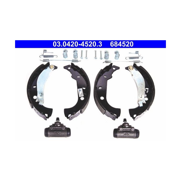 Stabdžių trinkelių komplektas ATE 03.0420-4520.3
