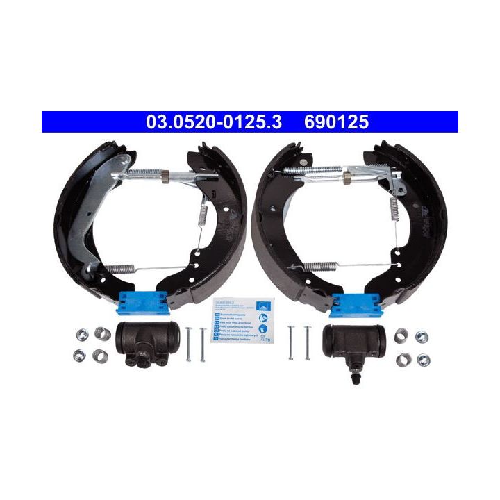 Stabdžių trinkelių komplektas ATE 03.0520-0125.3