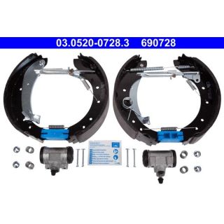 Stabdžių trinkelių komplektas ATE 03.0520-0728.3