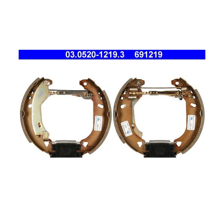 Stabdžių trinkelių komplektas ATE 03.0520-1219.3