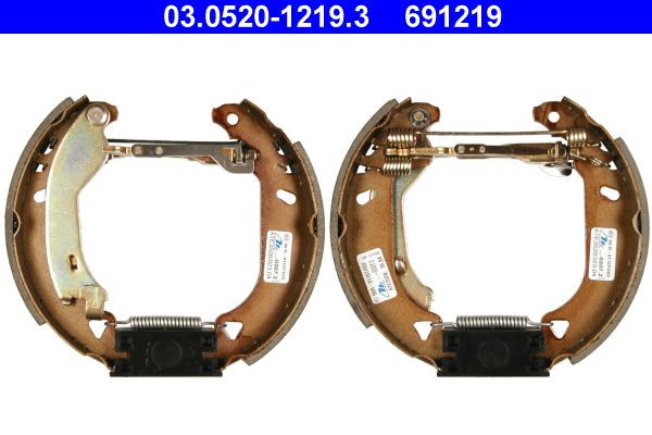 Stabdžių trinkelių komplektas ATE 03.0520-1219.3