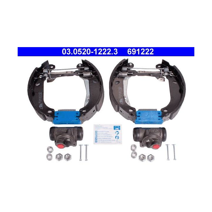 Stabdžių trinkelių komplektas ATE 03.0520-1222.3