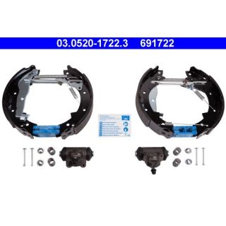 Stabdžių trinkelių komplektas ATE 03.0520-1722.3
