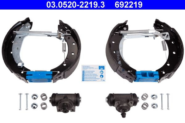 Stabdžių trinkelių komplektas ATE 03.0520-2219.3