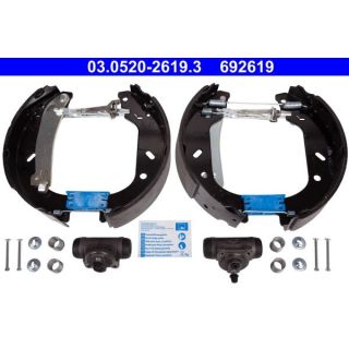 Stabdžių trinkelių komplektas ATE 03.0520-2619.3
