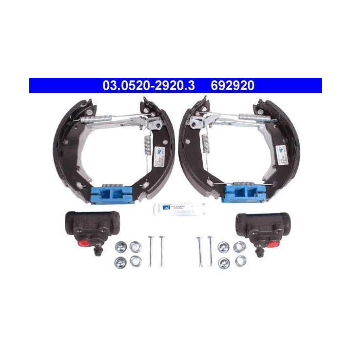 Stabdžių trinkelių komplektas ATE 03.0520-2920.3
