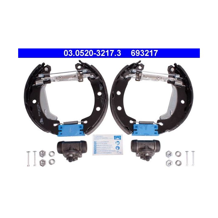 Stabdžių trinkelių komplektas ATE 03.0520-3217.3