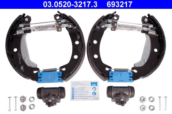 Stabdžių trinkelių komplektas ATE 03.0520-3217.3