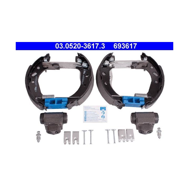 Stabdžių trinkelių komplektas ATE 03.0520-3617.3