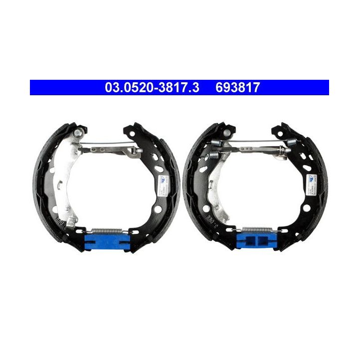 Stabdžių trinkelių komplektas ATE 03.0520-3817.3