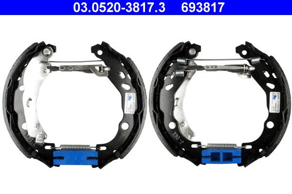 Stabdžių trinkelių komplektas ATE 03.0520-3817.3