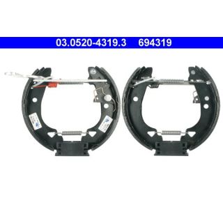 Stabdžių trinkelių komplektas ATE 03.0520-4319.3