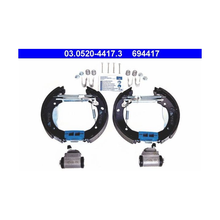 Stabdžių trinkelių komplektas ATE 03.0520-4417.3