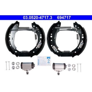 Stabdžių trinkelių komplektas ATE 03.0520-4717.3