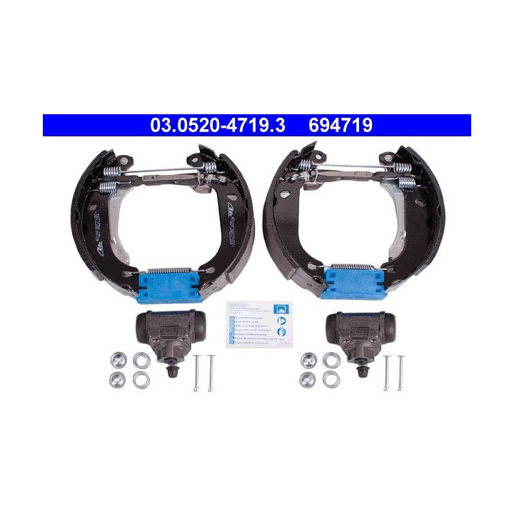Stabdžių trinkelių komplektas ATE 03.0520-4719.3