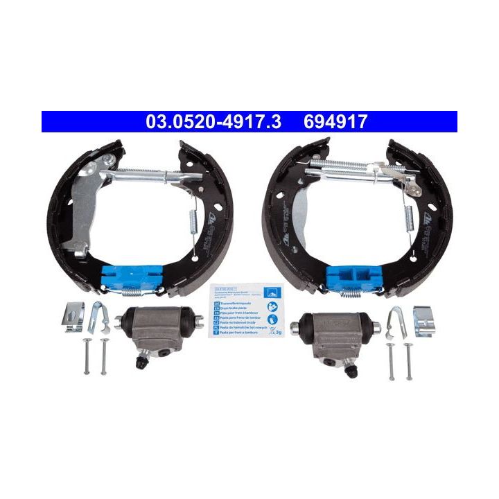Stabdžių trinkelių komplektas ATE 03.0520-4917.3