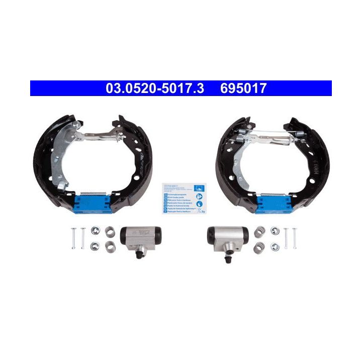Stabdžių trinkelių komplektas ATE 03.0520-5017.3