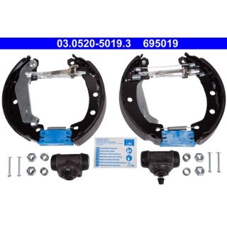 Stabdžių trinkelių komplektas ATE 03.0520-5019.3